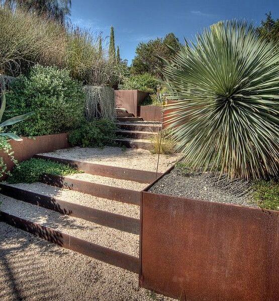 景泰耐候钢花园围边