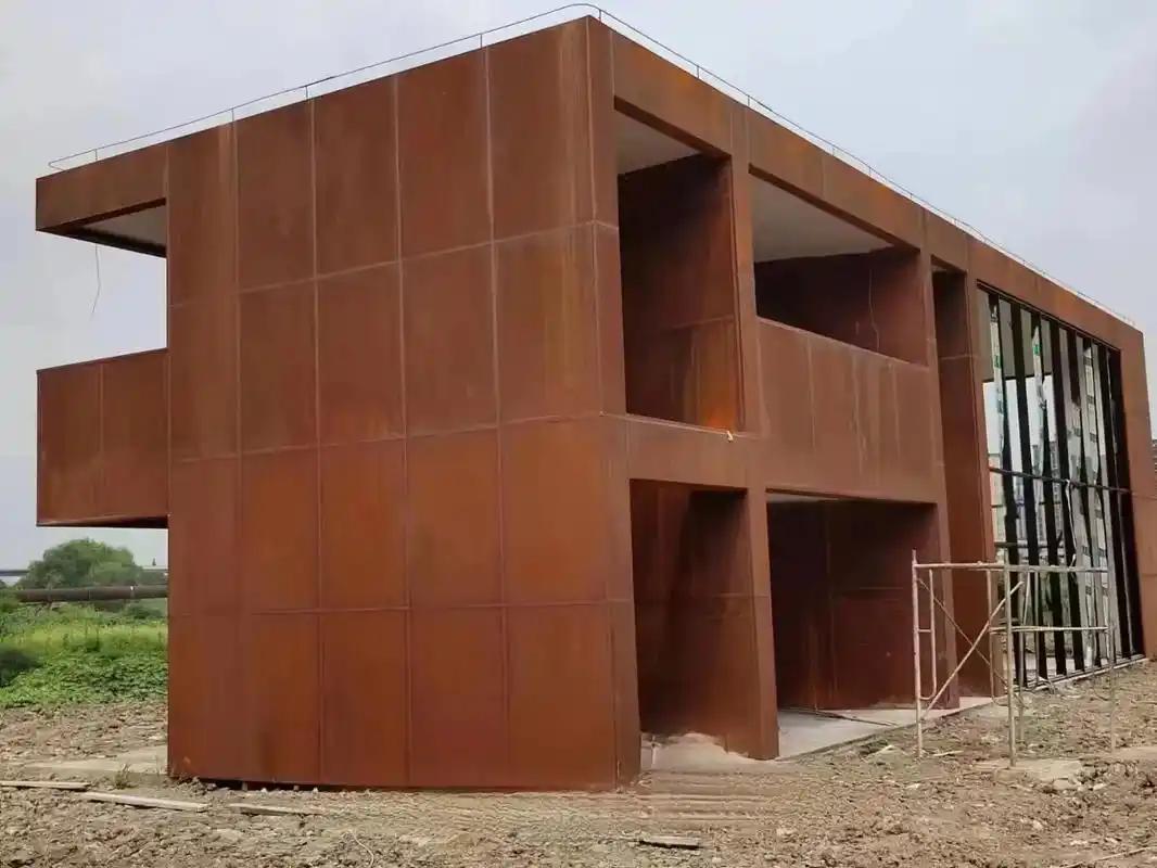 景泰耐候钢板幕墙